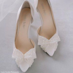 Bella Belle | DOROTHY D'Orsay Wedding Heels with Bow